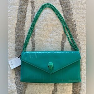 Kurt Geiger London Shoreditch Leather Envelope Clutch